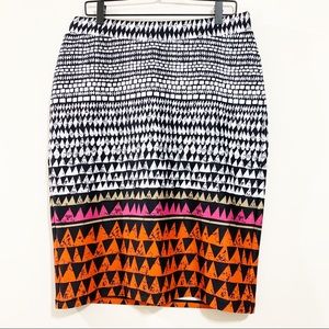 Ashley Stewart Abstract Printed Skirt